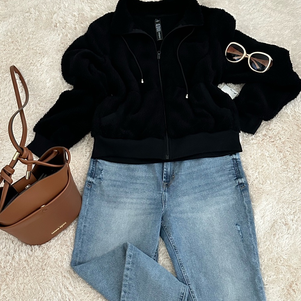VOGO Athletica Black Teddy Jacket